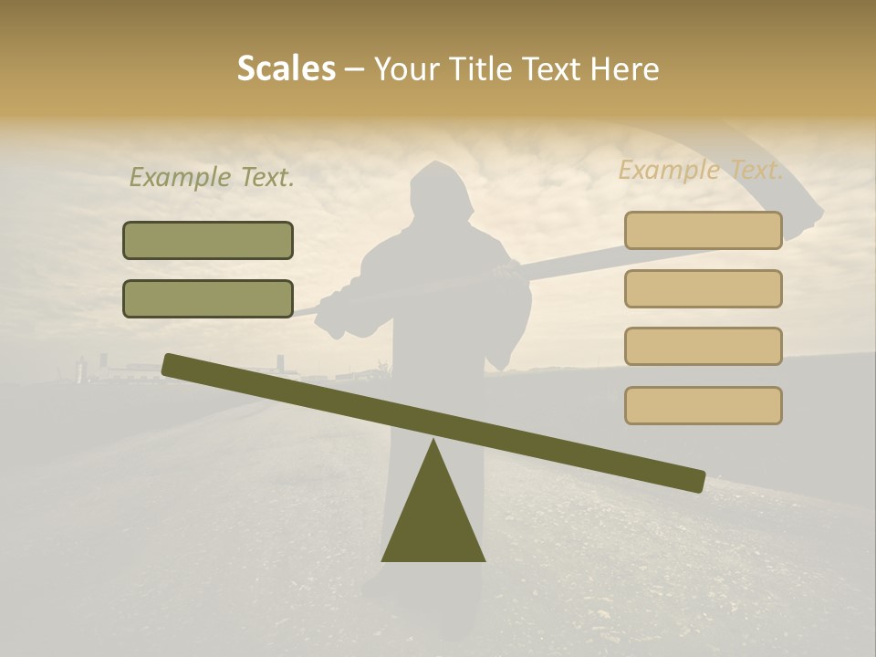 Costume Dark Doom PowerPoint Template