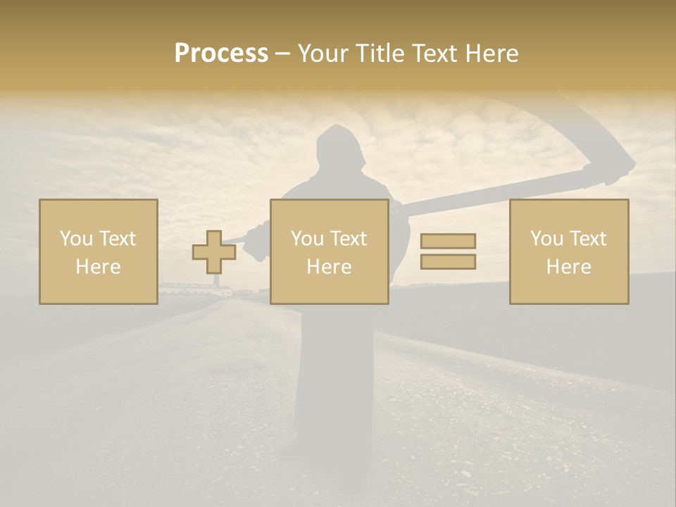 Costume Dark Doom PowerPoint Template