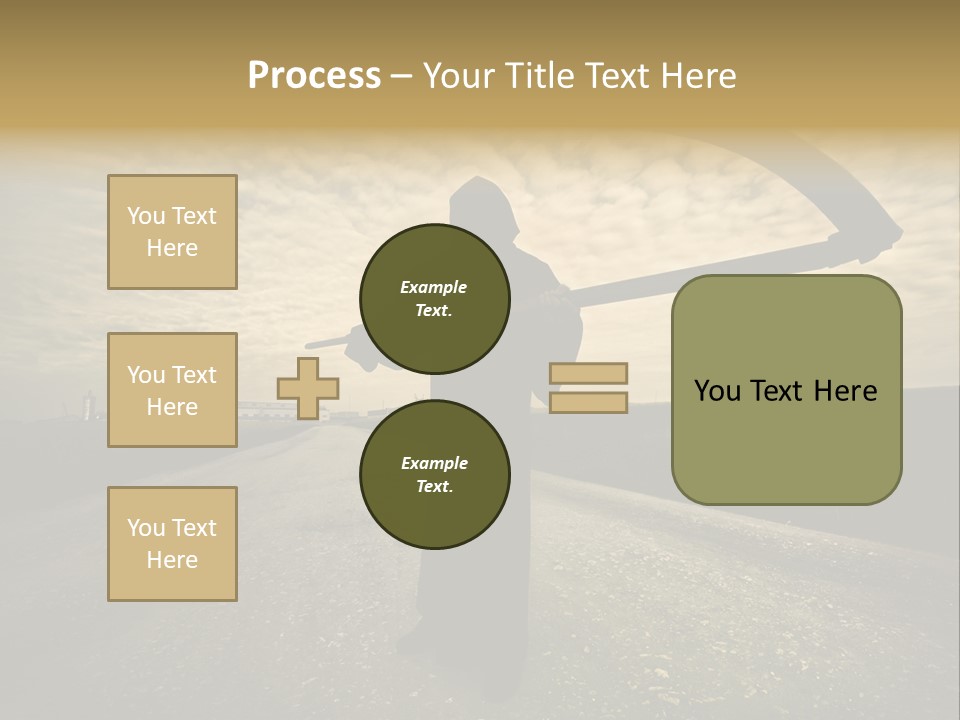 Costume Dark Doom PowerPoint Template