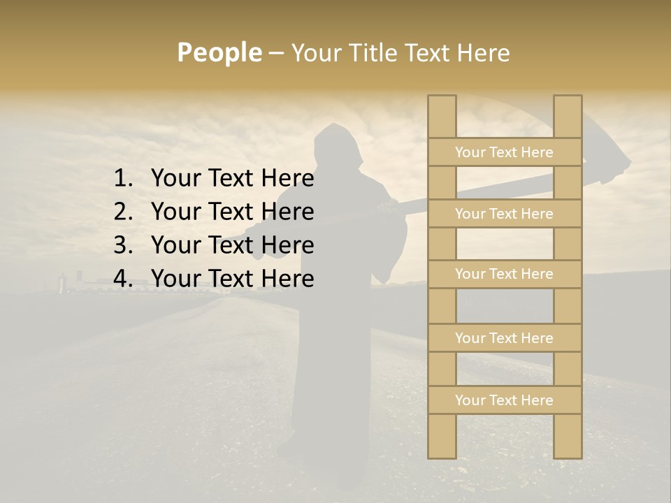 Costume Dark Doom PowerPoint Template