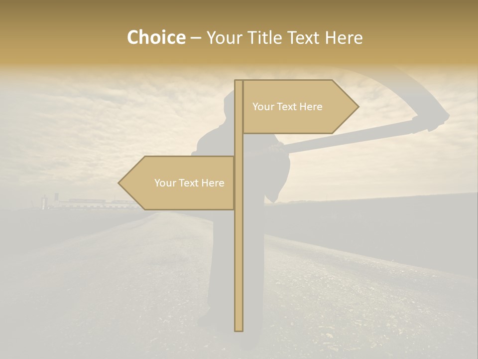 Costume Dark Doom PowerPoint Template