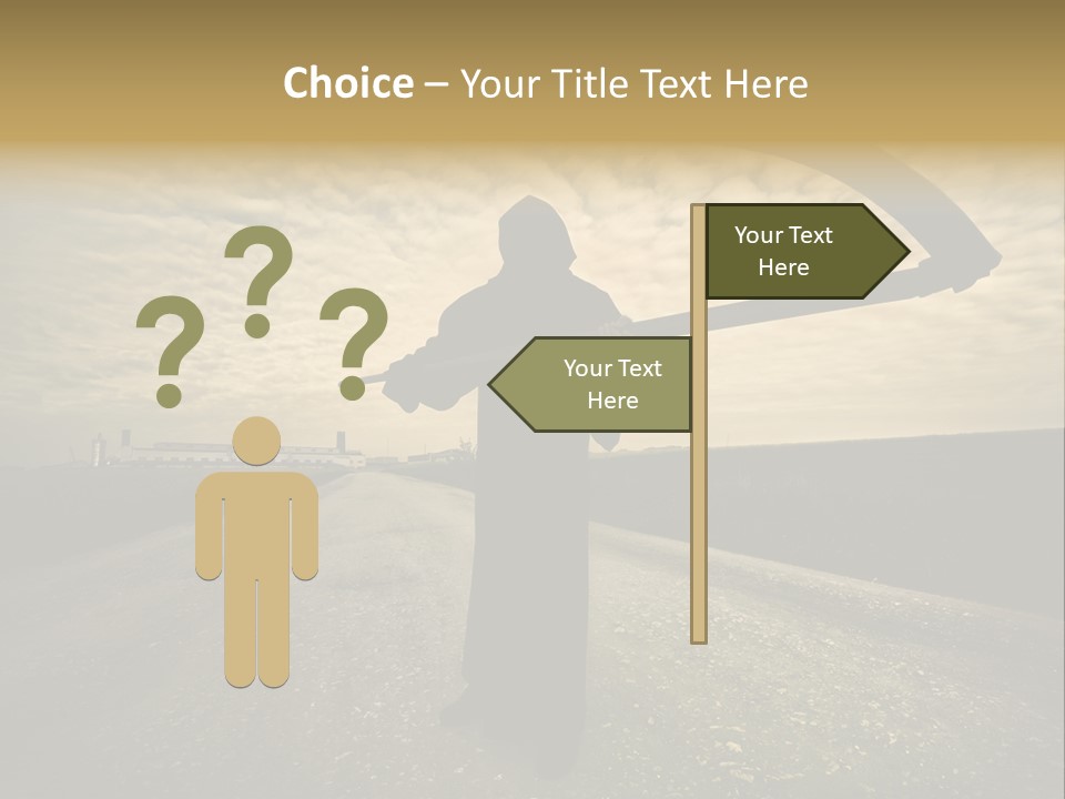 Costume Dark Doom PowerPoint Template