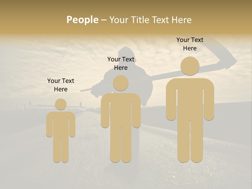 Costume Dark Doom PowerPoint Template