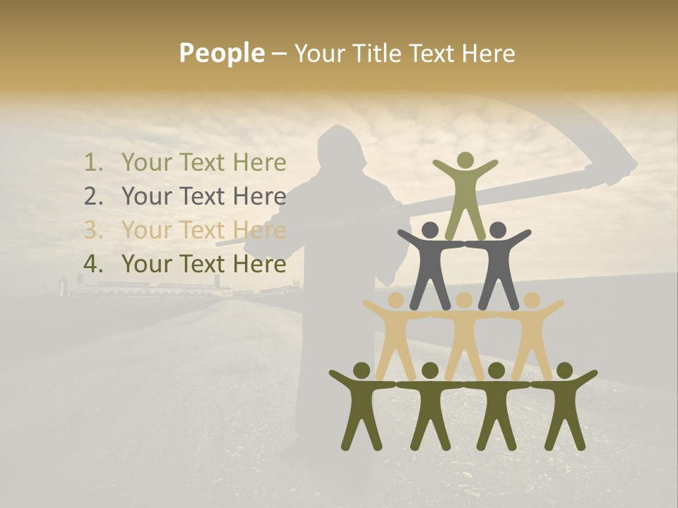 Costume Dark Doom PowerPoint Template