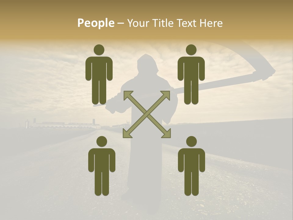 Costume Dark Doom PowerPoint Template