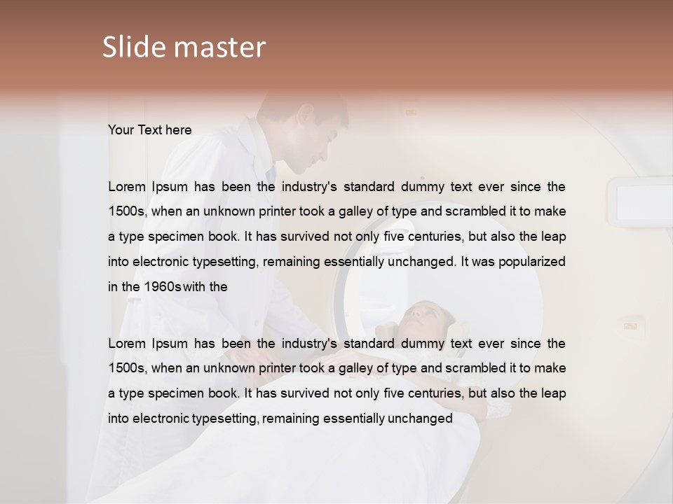 Radiation Digital Radiology PowerPoint Template