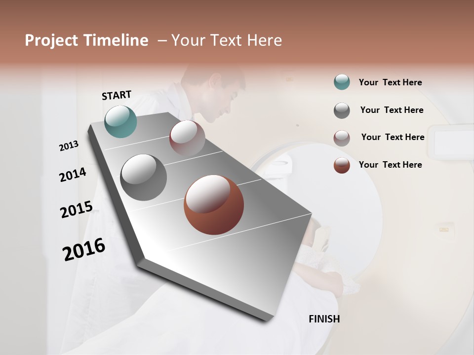 Radiation Digital Radiology PowerPoint Template