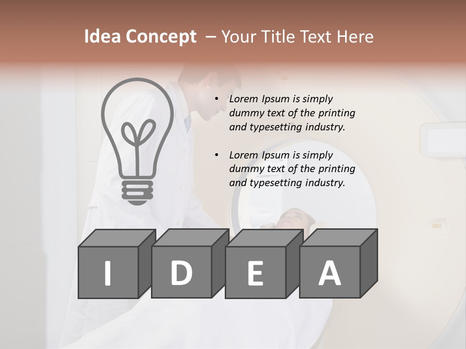 Radiation Digital Radiology PowerPoint Template