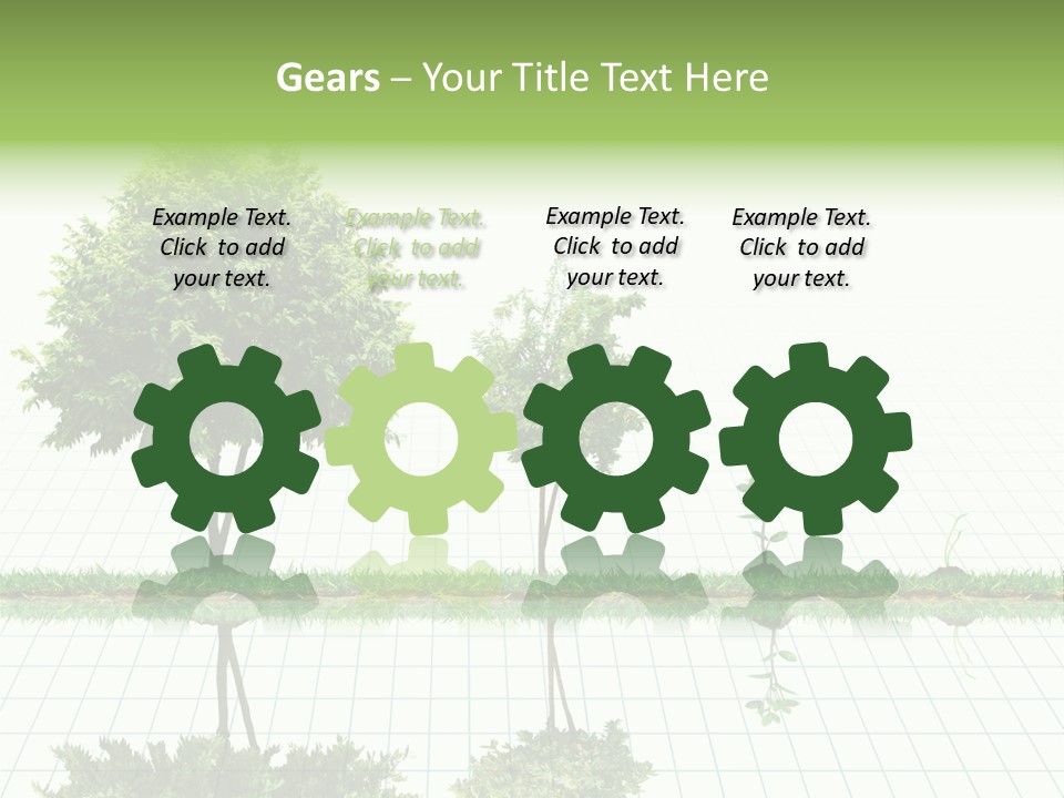 Evolution Germination White PowerPoint Template