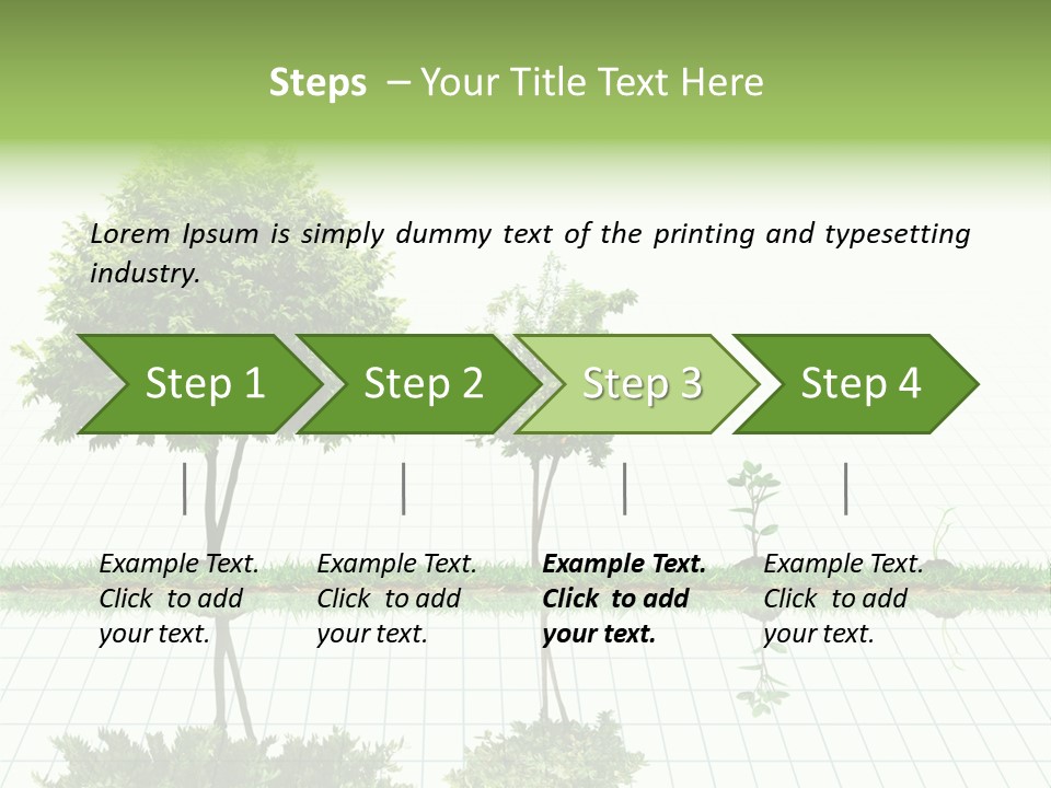 Evolution Germination White PowerPoint Template