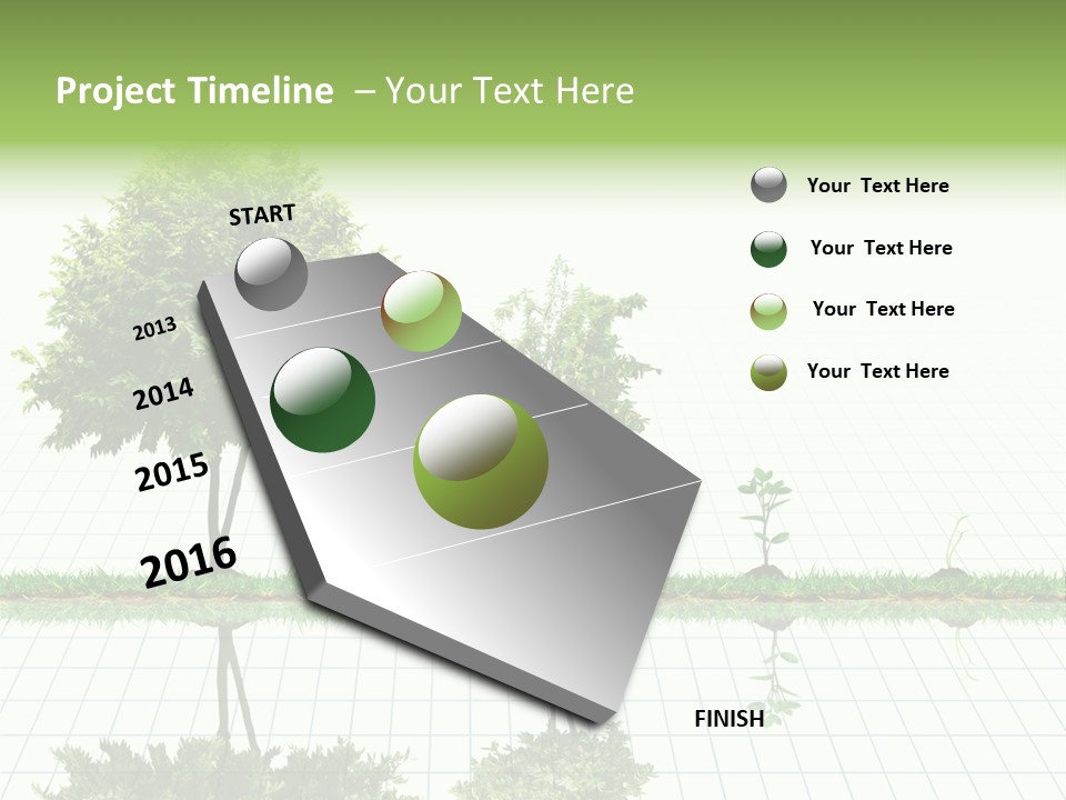 Evolution Germination White PowerPoint Template