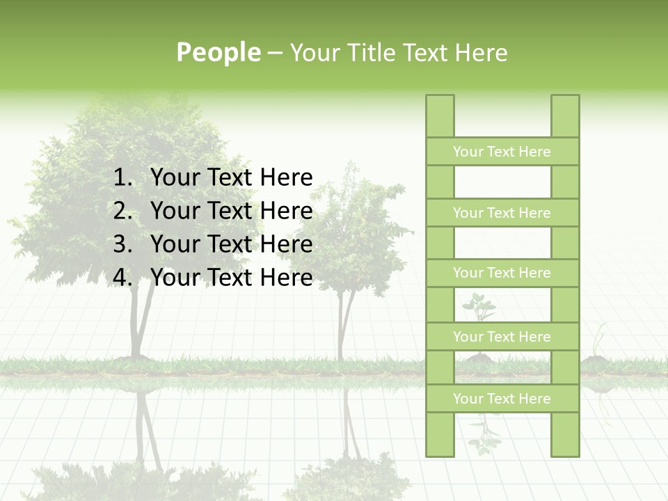 Evolution Germination White PowerPoint Template