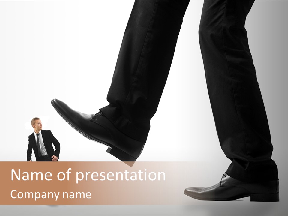 Hand Person Modern PowerPoint Template