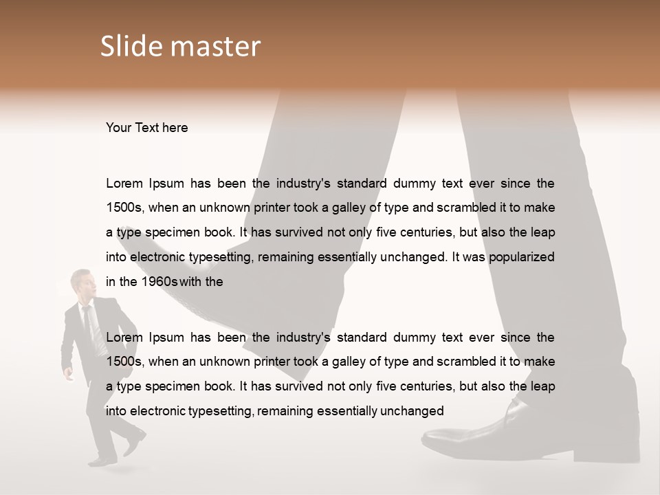 Hand Person Modern PowerPoint Template