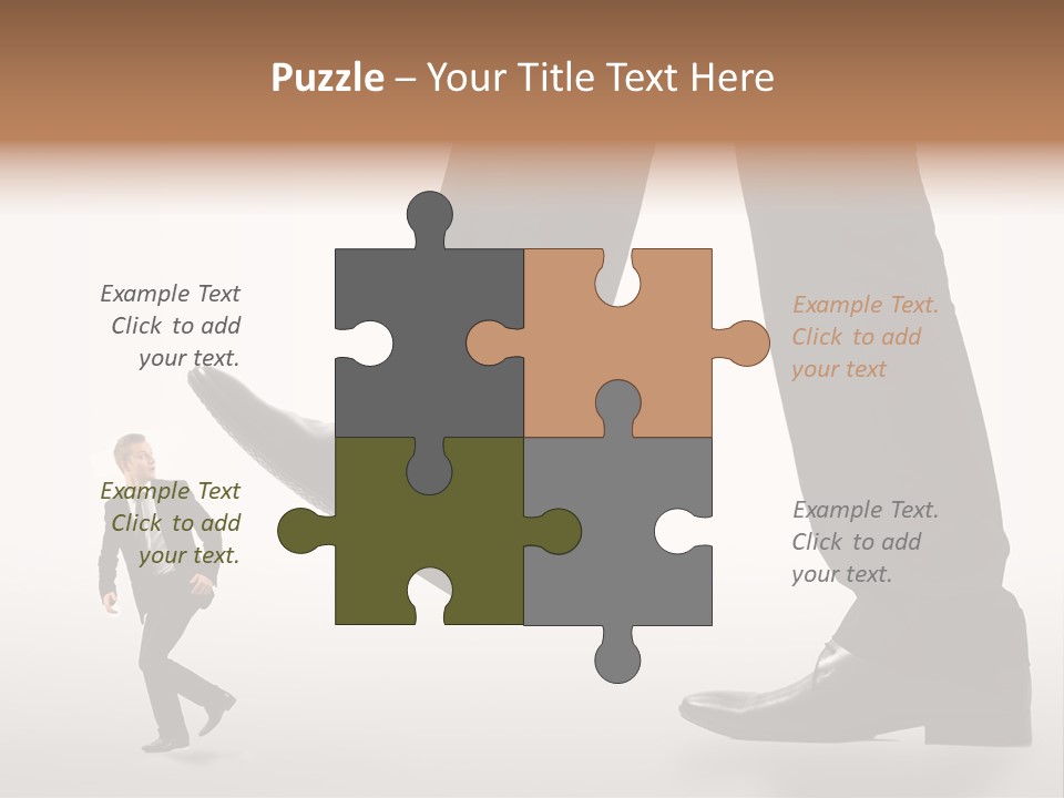 Hand Person Modern PowerPoint Template