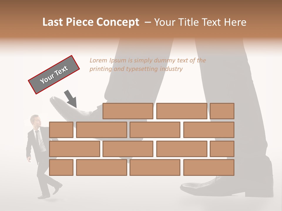 Hand Person Modern PowerPoint Template