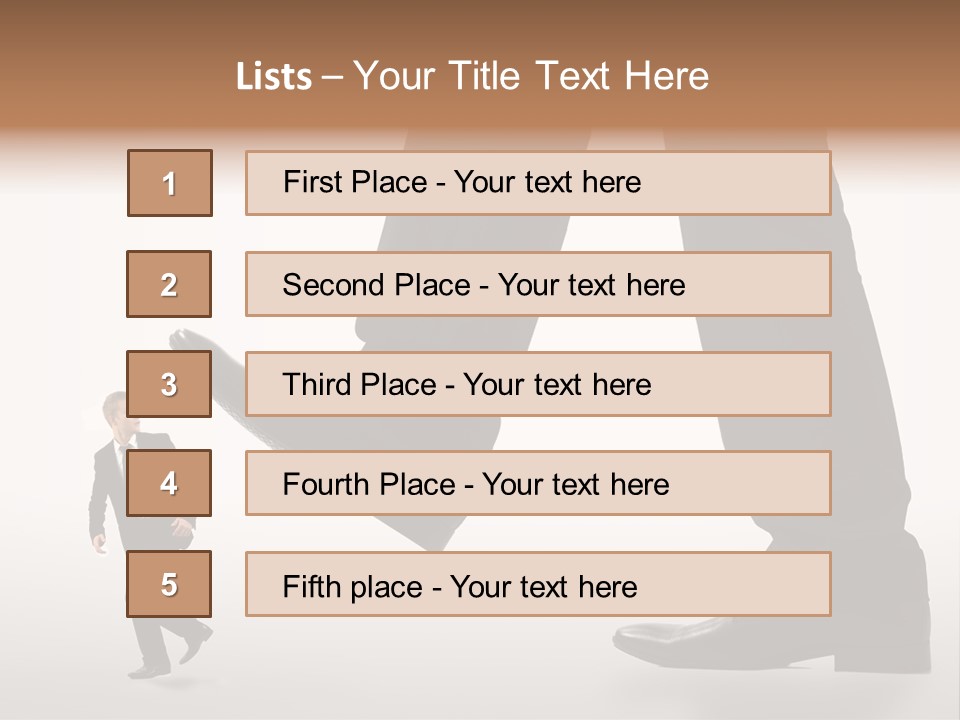Hand Person Modern PowerPoint Template