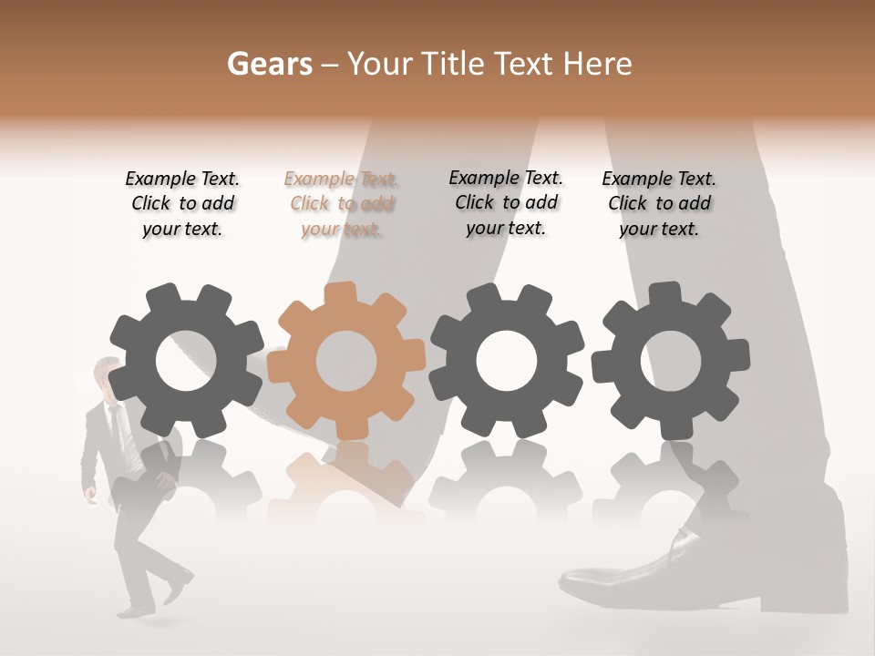 Hand Person Modern PowerPoint Template