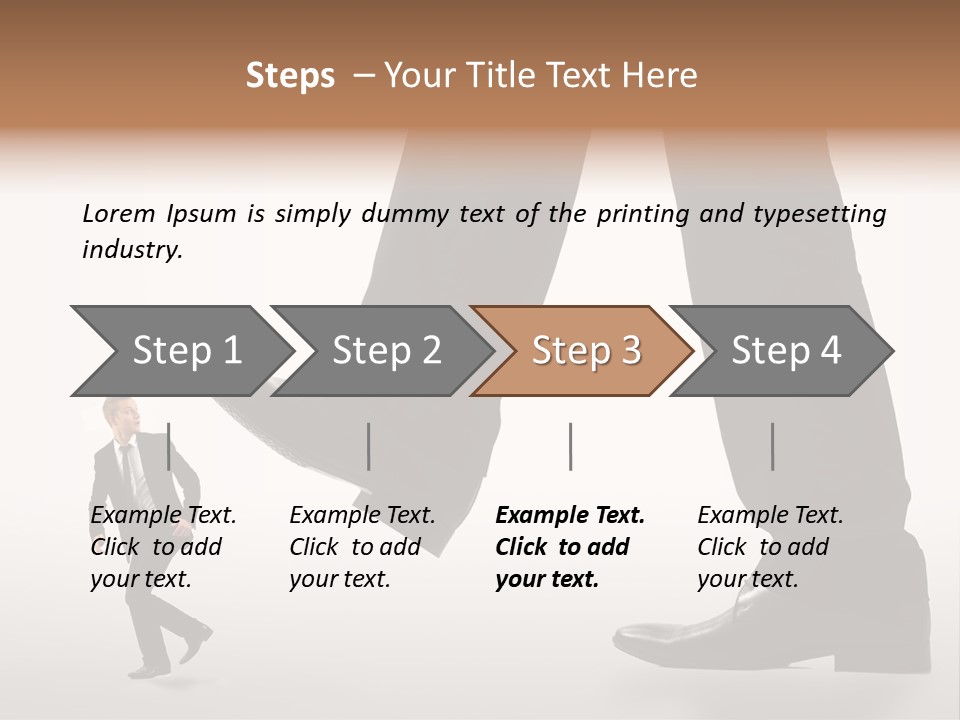 Hand Person Modern PowerPoint Template