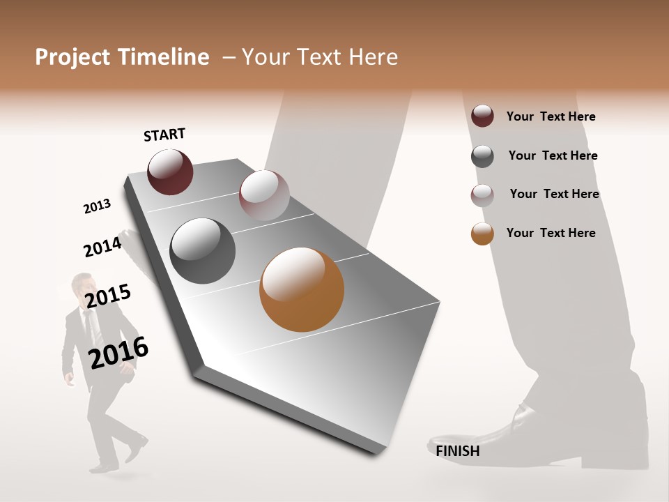 Hand Person Modern PowerPoint Template