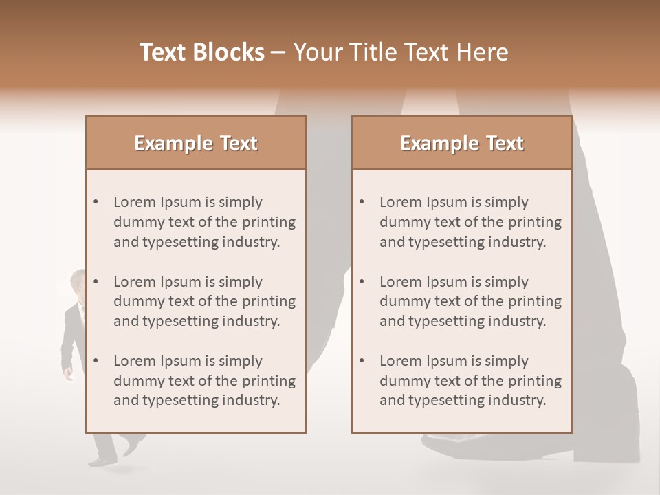 Hand Person Modern PowerPoint Template