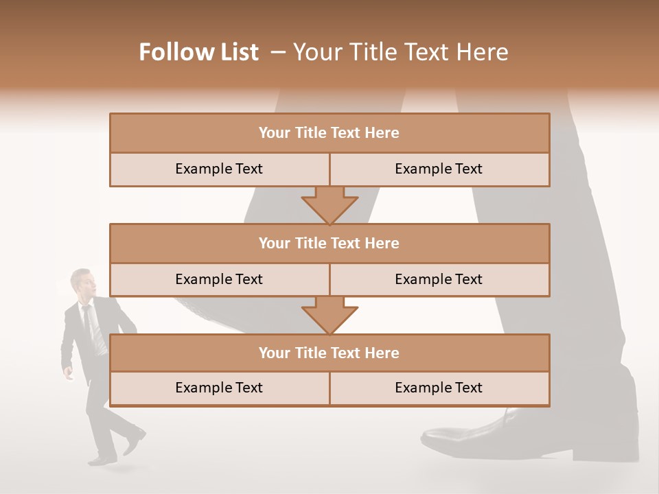 Hand Person Modern PowerPoint Template