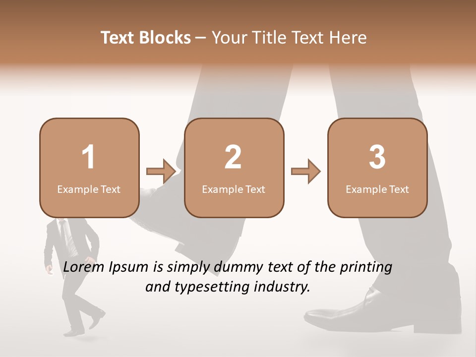 Hand Person Modern PowerPoint Template