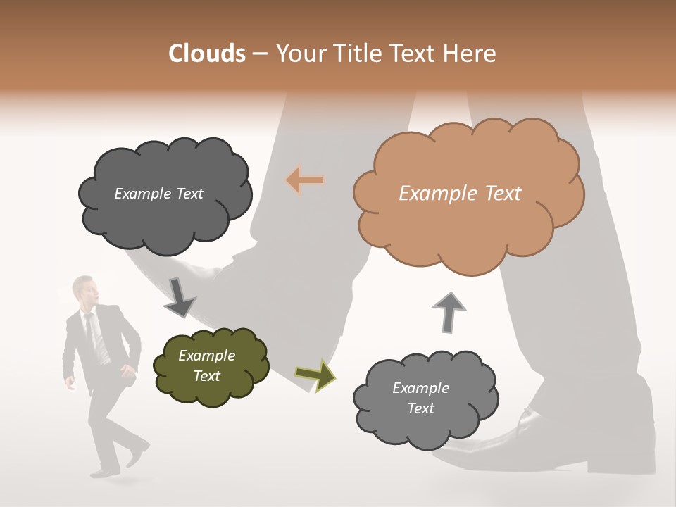 Hand Person Modern PowerPoint Template