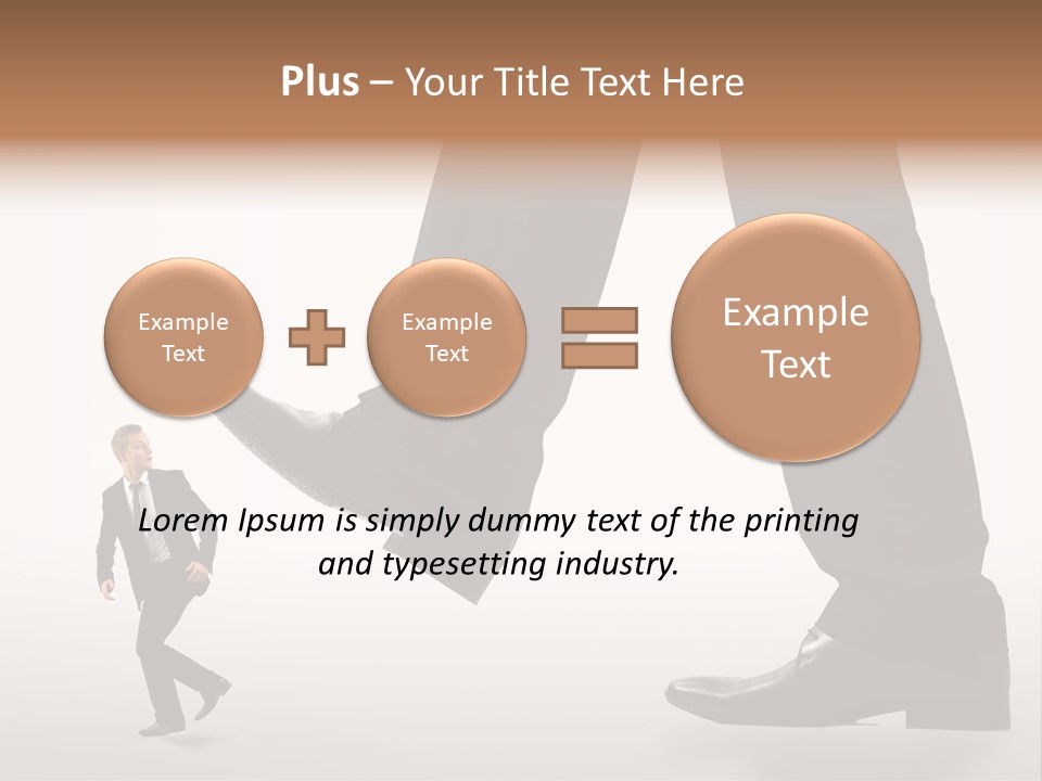Hand Person Modern PowerPoint Template
