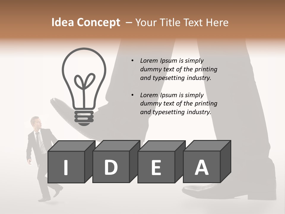 Hand Person Modern PowerPoint Template