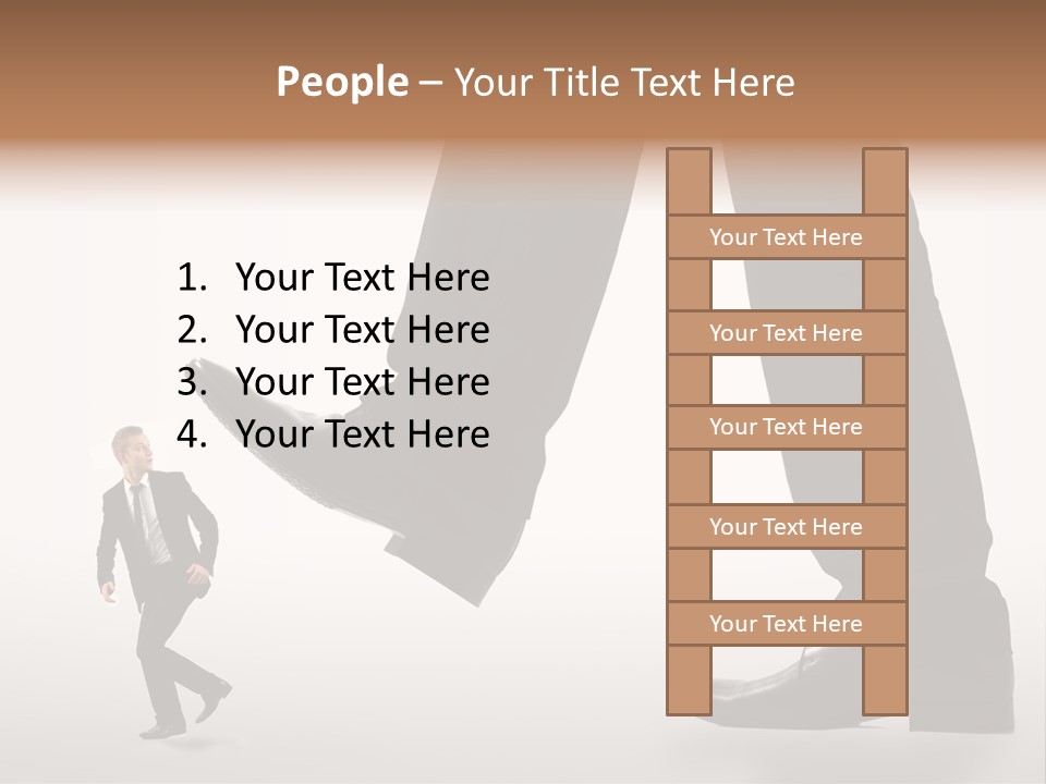 Hand Person Modern PowerPoint Template