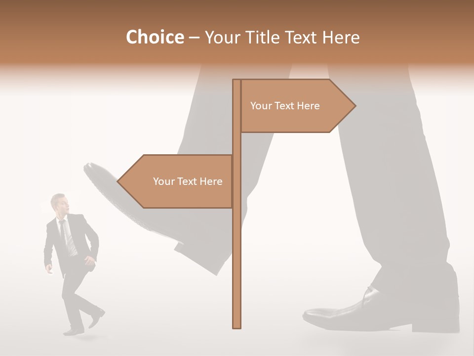 Hand Person Modern PowerPoint Template