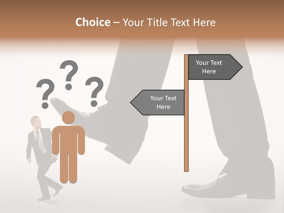 Hand Person Modern PowerPoint Template