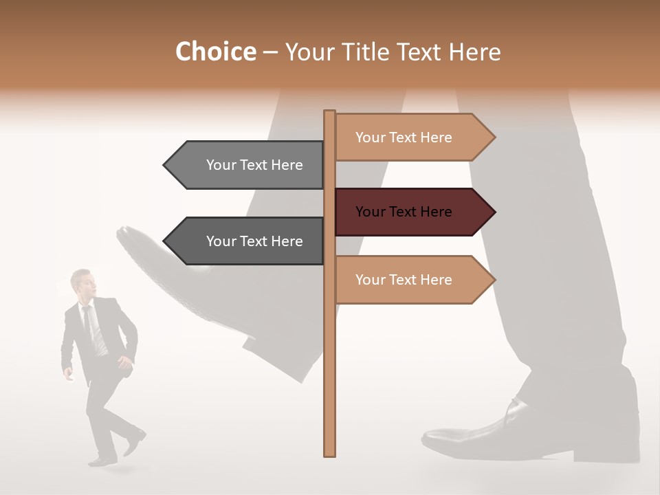 Hand Person Modern PowerPoint Template
