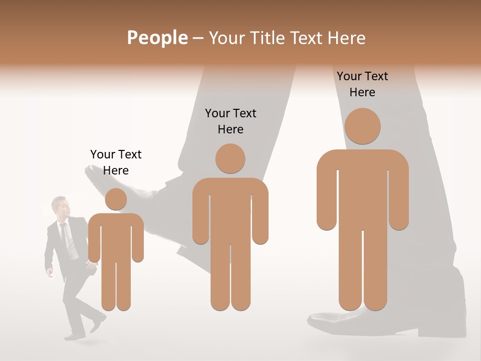 Hand Person Modern PowerPoint Template