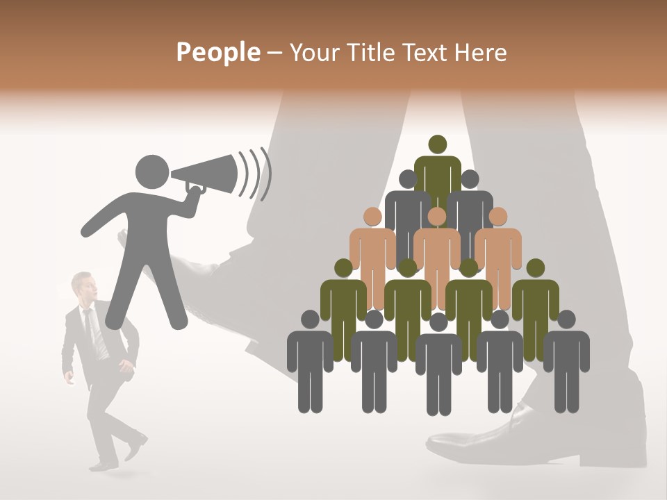 Hand Person Modern PowerPoint Template