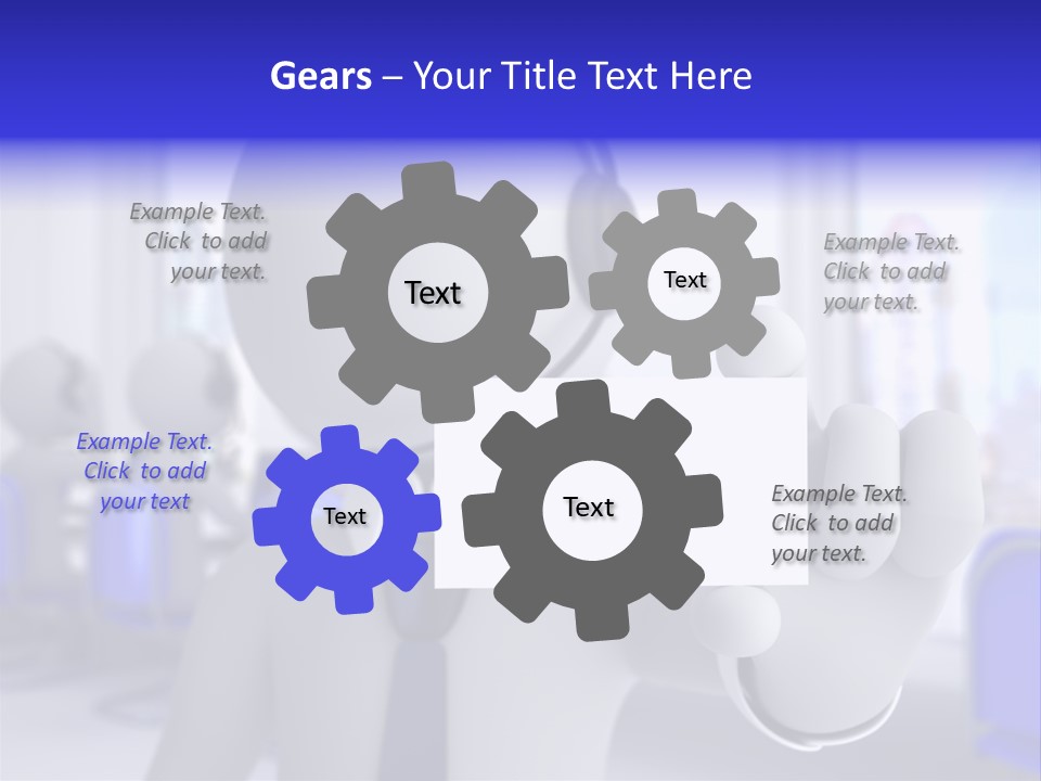 Agent Card Telephone PowerPoint Template