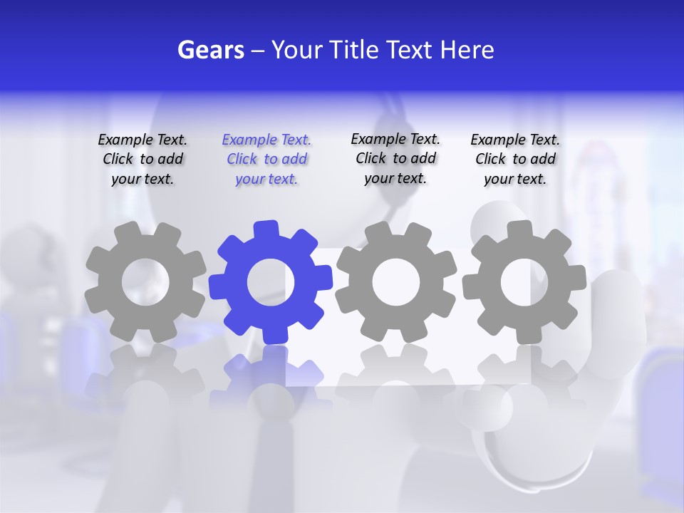 Agent Card Telephone PowerPoint Template