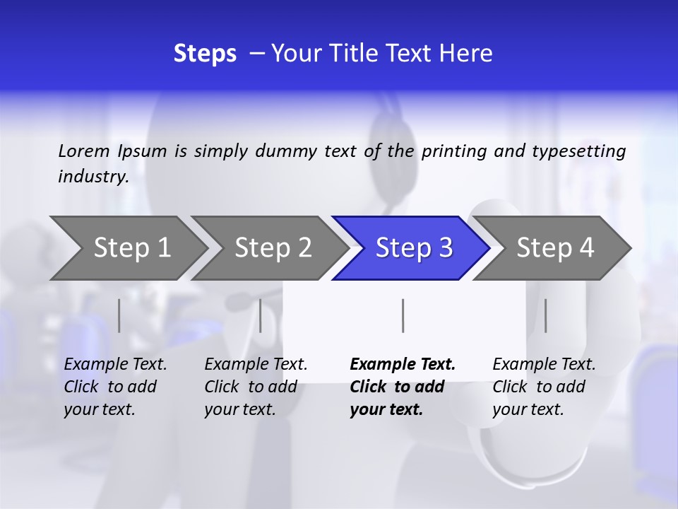Agent Card Telephone PowerPoint Template