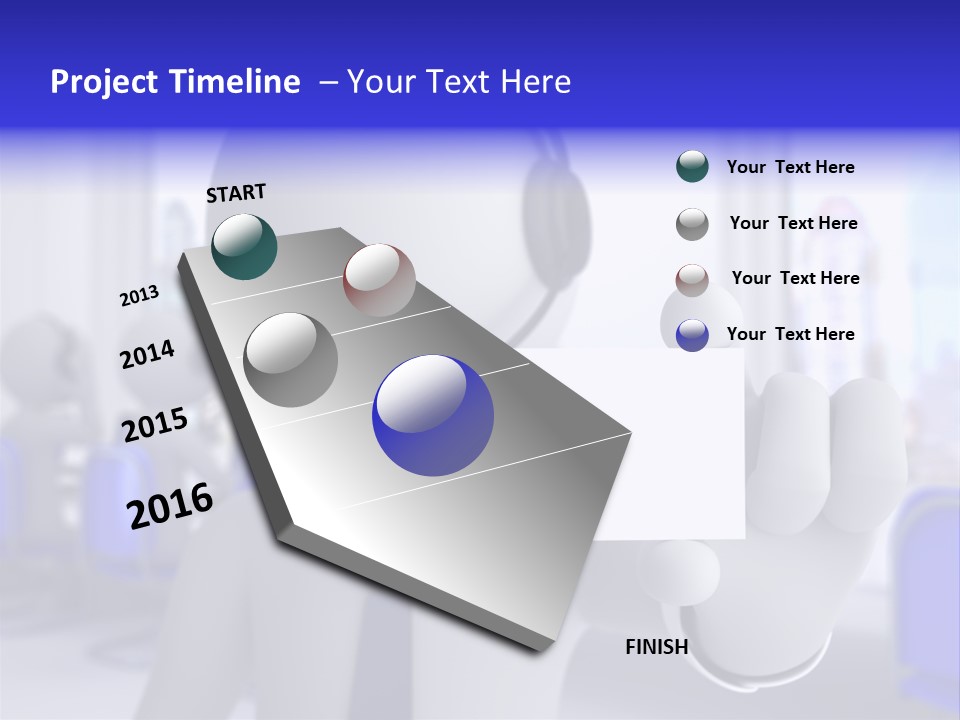 Agent Card Telephone PowerPoint Template