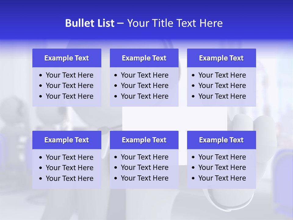 Agent Card Telephone PowerPoint Template