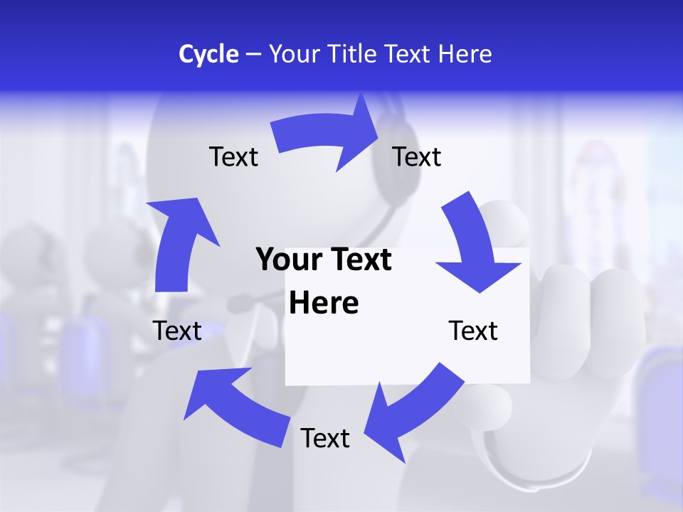 Agent Card Telephone PowerPoint Template