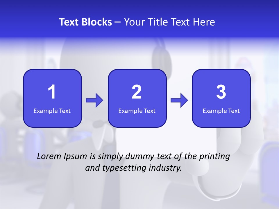 Agent Card Telephone PowerPoint Template