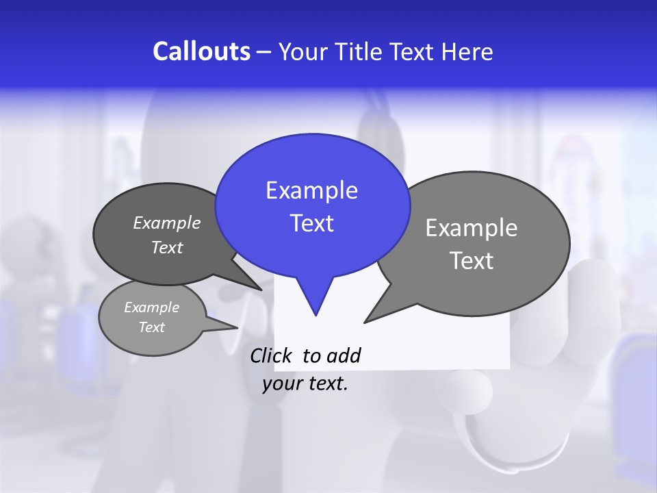 Agent Card Telephone PowerPoint Template