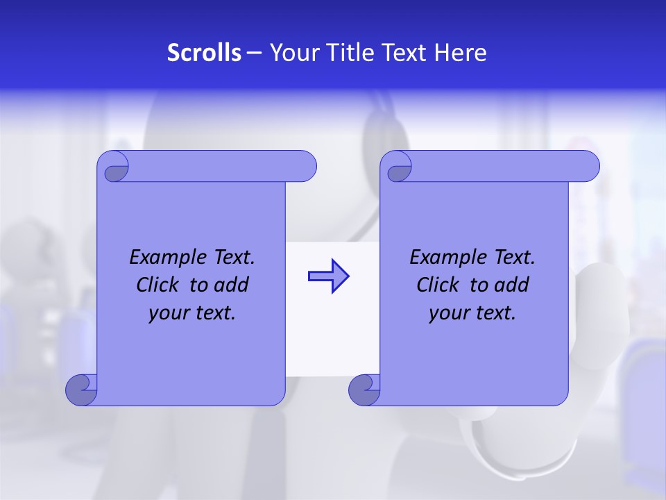 Agent Card Telephone PowerPoint Template