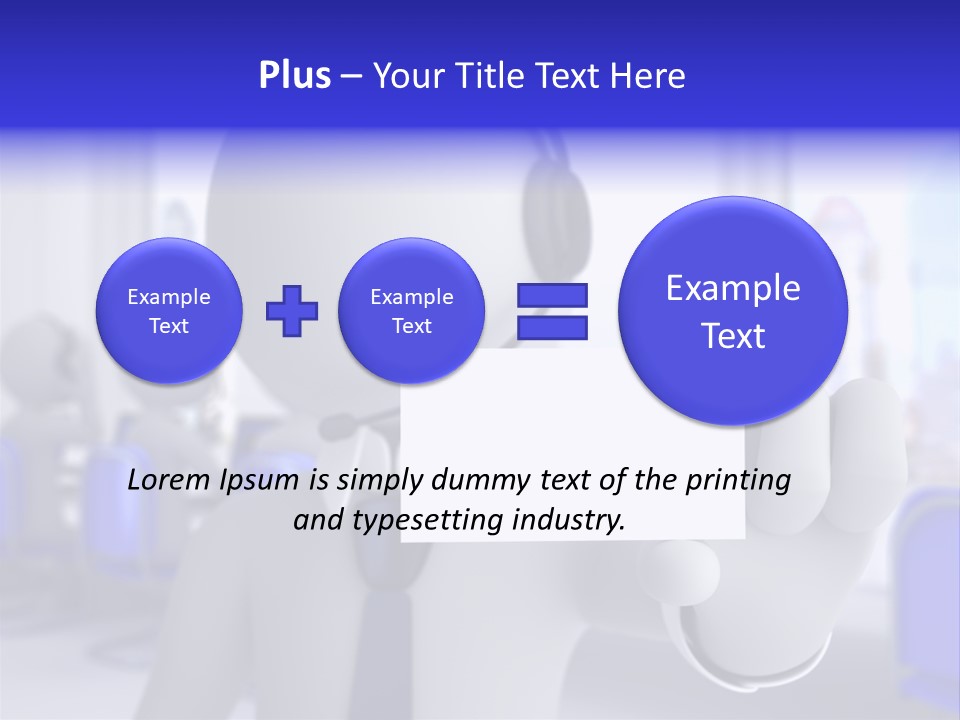 Agent Card Telephone PowerPoint Template