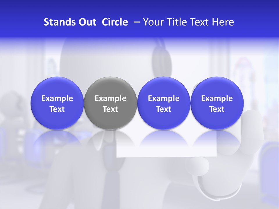 Agent Card Telephone PowerPoint Template