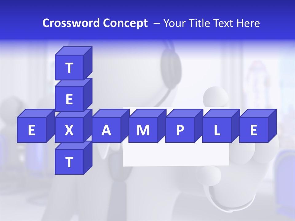 Agent Card Telephone PowerPoint Template