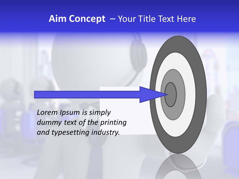 Agent Card Telephone PowerPoint Template