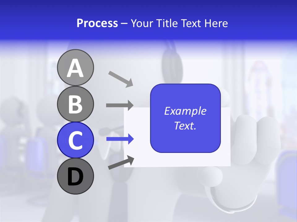 Agent Card Telephone PowerPoint Template